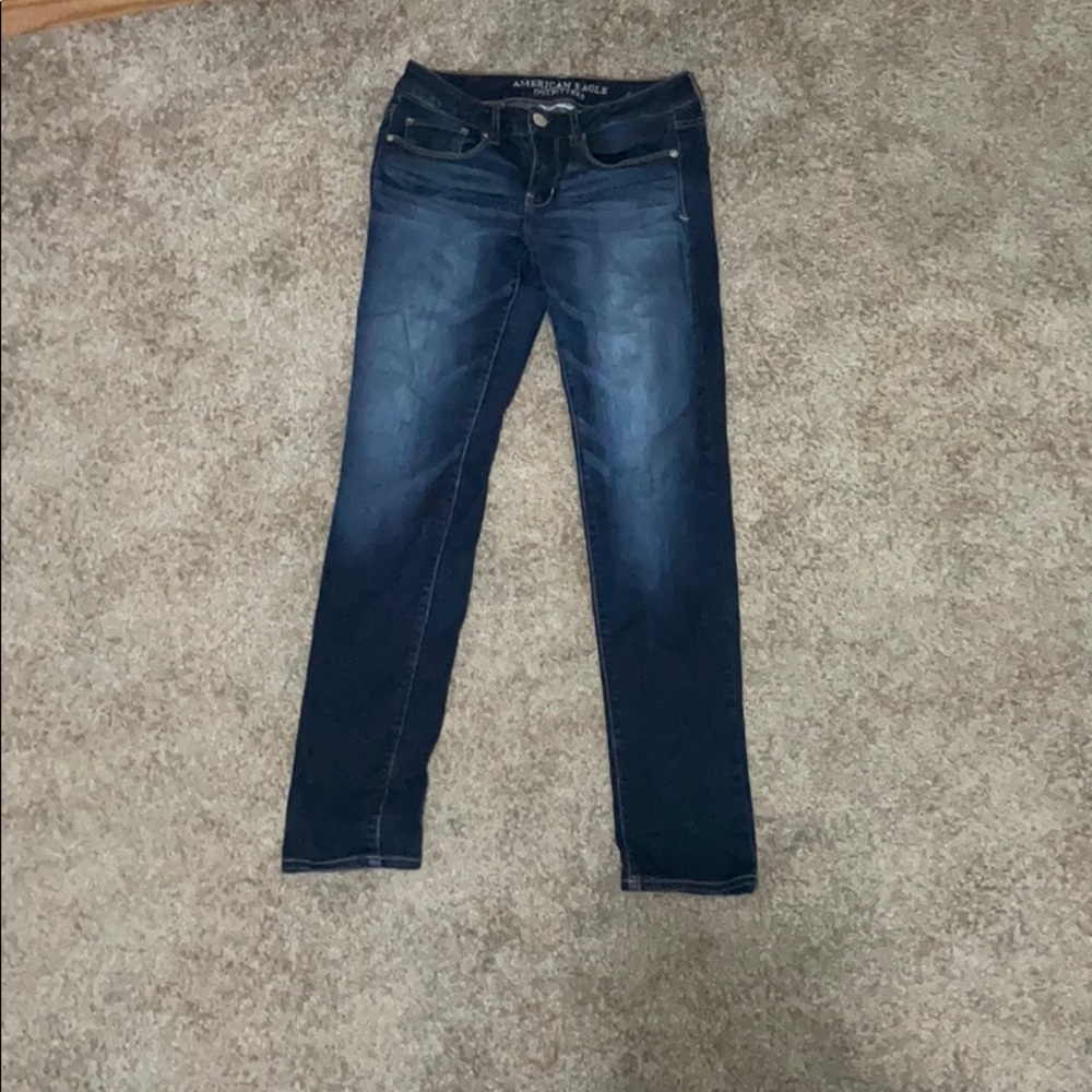 dark wash skinny jeans american eagle